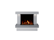 Bespoke Fireplaces Polar White & Italian Grey Verona Marble Suite 700 3DP