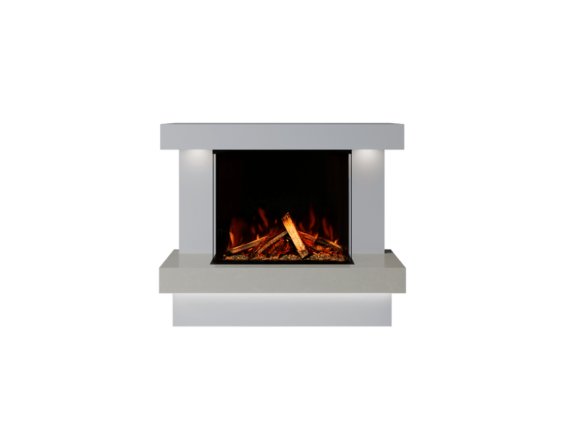 Bespoke Fireplaces Polar White & Nacarado Verona Marble Suite 700 3DP