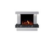 Bespoke Fireplaces Polar White & Titanium Galaxy Verona Marble Suite 700 3DP