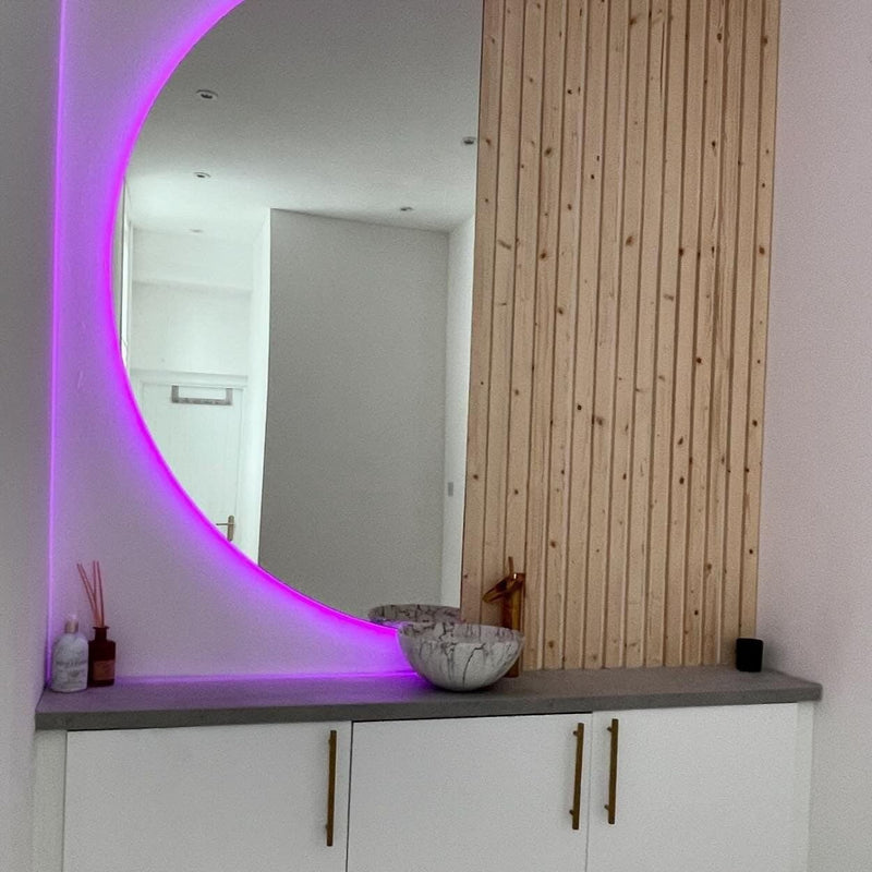 Luxe Supplies Half Moon Mirror