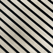 Luxe Supplies Grey Standard Acoustic Slat Wall Panel