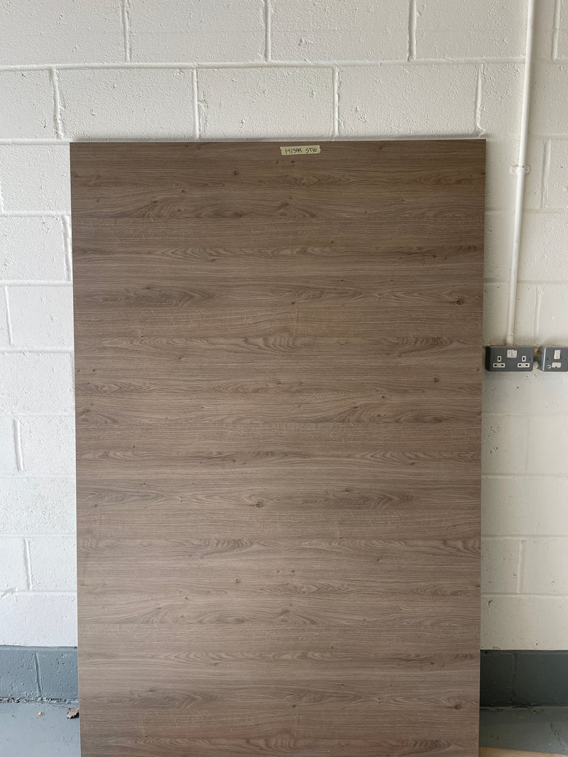 Clearance - TV Backboard in Truffle Brown Denver Oak for 75" TV