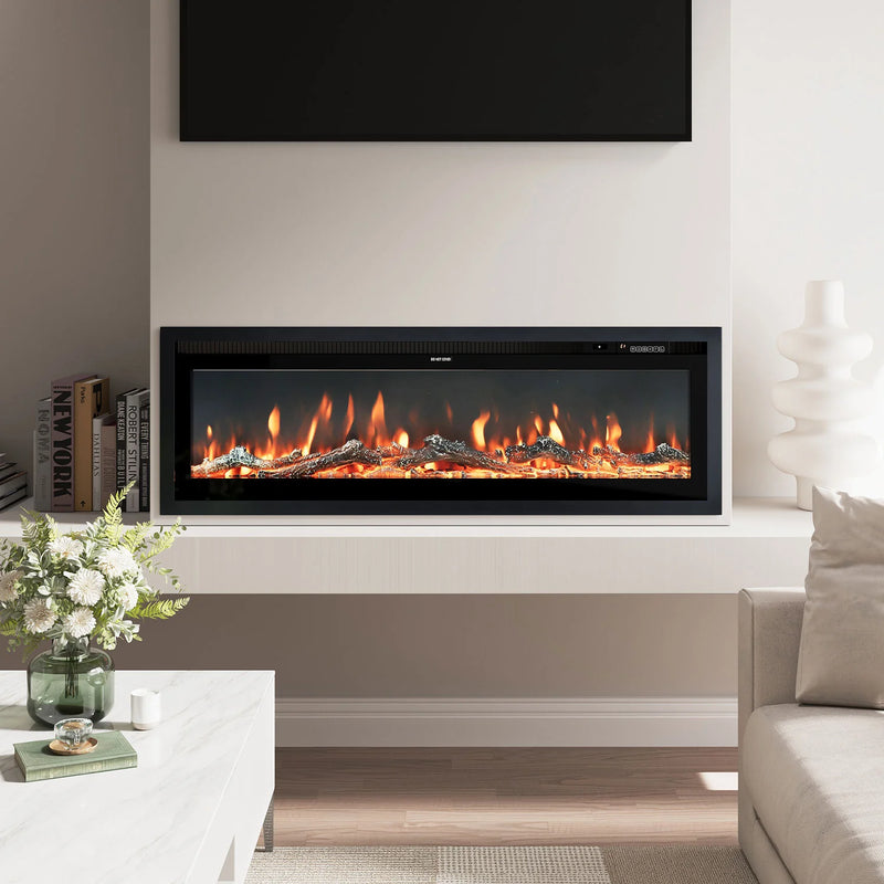 SmallBee 40" Media Wall Electric Fireplace