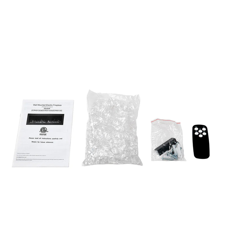 SmallBee 60" Media Wall Electric Fireplace