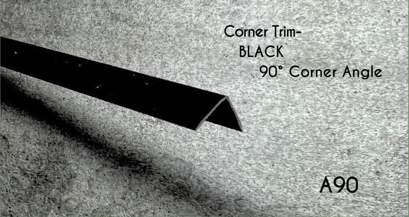 Bamboo Charcoal Black External Corner 90° Trim - 5mm Profile