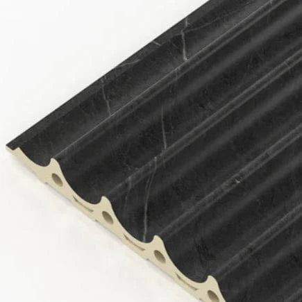 Bamboo Charcoal Zahara FluteSlat™ Series Panels - London