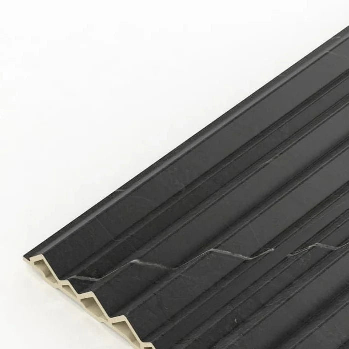 Bamboo Charcoal Zahara FluteSlat™ Series Panels - Milan