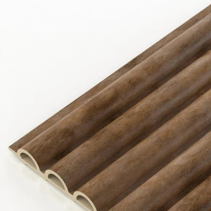 Bamboo Charcoal Copper Stone FluteSlat™ Series Panels - Paris