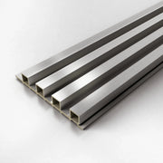 Bamboo Charcoal Metal Series- 704 Grey Steel New York Fluted Sample Panels