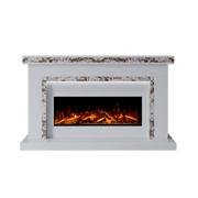 Bespoke Fireplaces Polar White & Rosiana Aria Marble Suite 1000 S