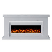 Bespoke Fireplaces Polar White & Calacatta Aria Marble Suite 1300 S