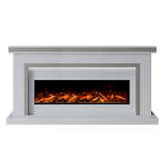 Bespoke Fireplaces Polar White & Nacarado Aria Marble Suite 1300 S
