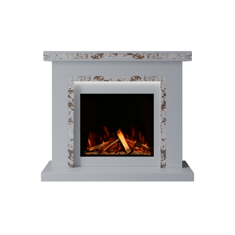 Bespoke Fireplaces Polar White & Rosiana Aria Marble Suite 700 S