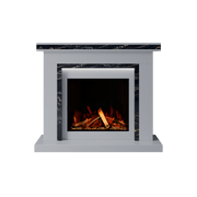 Bespoke Fireplaces Polar White & Titanium Gold Aria Marble Suite 700 S