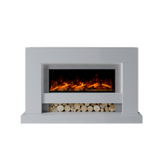 Bespoke Fireplaces Polar White & Italian Grey Aspen Marble Suite 1000 S