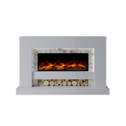 Bespoke Fireplaces Polar White & Rosiana Aspen Marble Suite 1000 S