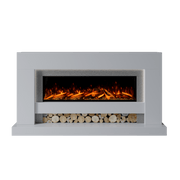 Bespoke Fireplaces Polar White & Grey Sparkle Quartz Aspen Marble Suite 1300 S