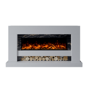 Bespoke Fireplaces Polar White & Titanium Gold Aspen Marble Suite 1300 S