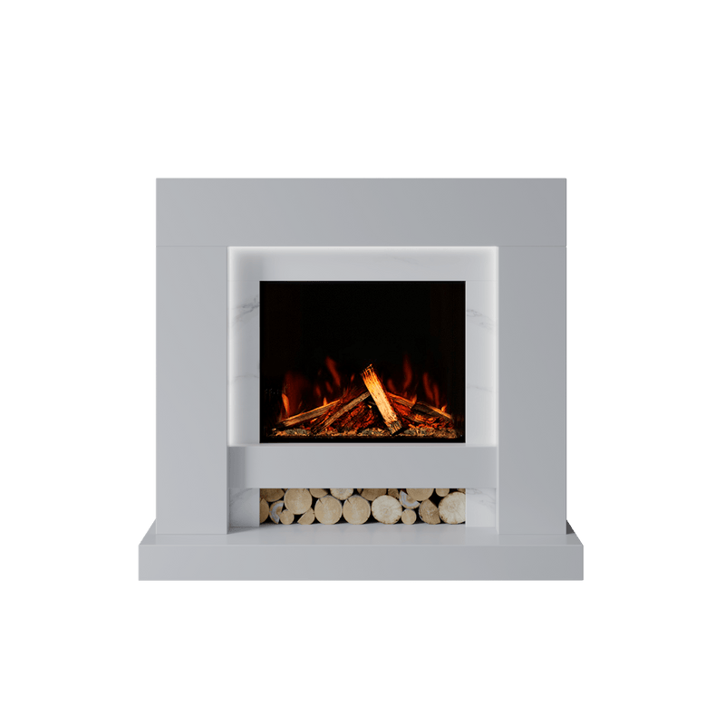 Bespoke Fireplaces Polar White & Calacatta Aspen Marble Suite 700 S