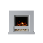 Bespoke Fireplaces Polar White & Grey Sparkle Quartz Aspen Marble Suite 700 S