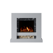 Bespoke Fireplaces Polar White & Titanium Galaxy Aspen Marble Suite 700 S