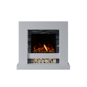 Bespoke Fireplaces Polar White & Titanium Gold Aspen Marble Suite 700 S