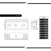 Bespoke Fireplaces Bespoke Panoramic X 1250