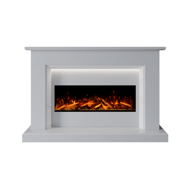 Bespoke Fireplaces Polar White & Calacatta Costello Marble Suite 1000 S