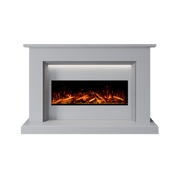 Bespoke Fireplaces Polar White & Italian Grey Costello Marble Suite 1000 S