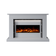 Bespoke Fireplaces Polar White & Titanium Galaxy Costello Marble Suite 1000 S