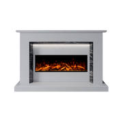 Bespoke Fireplaces Polar White & Titanium Gold Costello Marble Suite 1000 S