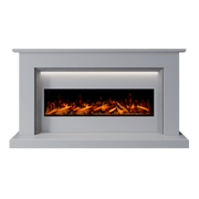 Bespoke Fireplaces Polar White & Italian Grey Costello Marble Suite 1300 S