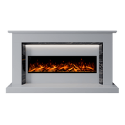 Bespoke Fireplaces Polar White & Titanium Gold Costello Marble Suite 1300 S