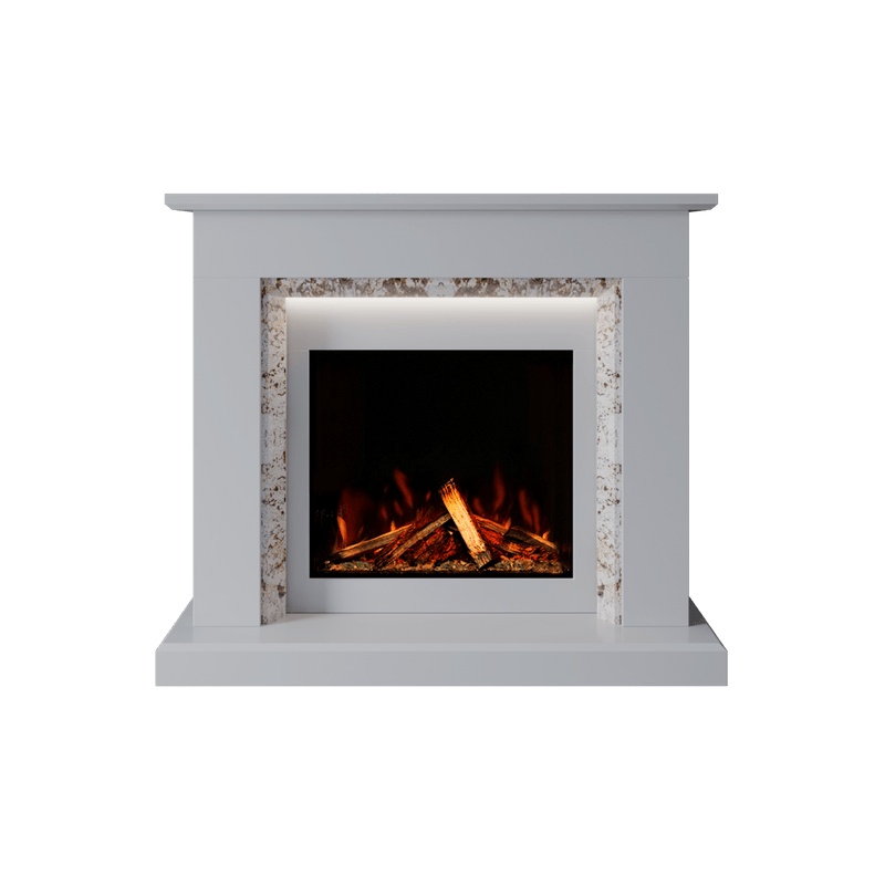 Bespoke Fireplaces Polar White & Rosiana Costello Marble Suite 700 S
