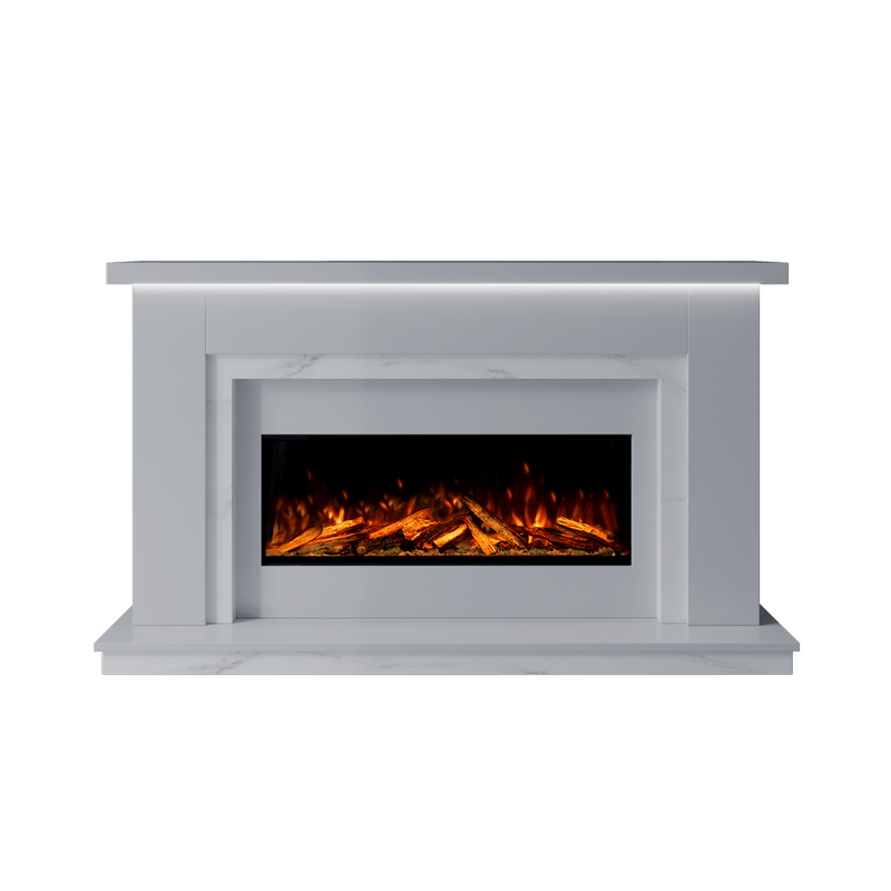 Bespoke Fireplaces Polar White & Calacatta Isabelle Marble Suite 1000 S