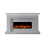 Bespoke Fireplaces Polar White & Nacarado Isabelle Marble Suite 1000 S