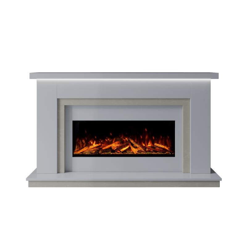 Bespoke Fireplaces Polar White & Nacarado Isabelle Marble Suite 1000 S