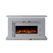 Bespoke Fireplaces Polar White & Rosiana Isabelle Marble Suite 1000 S
