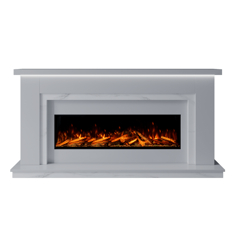 Bespoke Fireplaces Polar White & Calacatta Isabelle Marble Suite 1300 S
