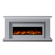 Bespoke Fireplaces Polar White & Grey Sparkle Quartz Isabelle Marble Suite 1300 S