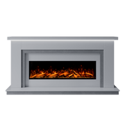 Bespoke Fireplaces Polar White & Italian Grey Isabelle Marble Suite 1300 S