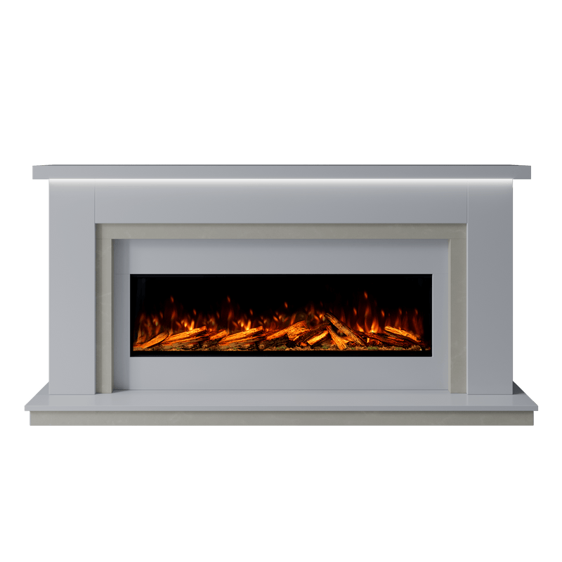 Bespoke Fireplaces Polar White & Nacarado Isabelle Marble Suite 1300 S