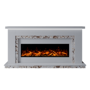 Bespoke Fireplaces Polar White & Rosiana Isabelle Marble Suite 1300 S