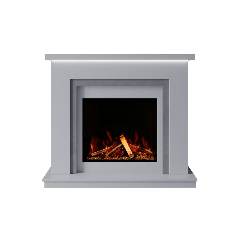 Bespoke Fireplaces Polar White & Italian Grey Isabelle Marble Suite 700 S