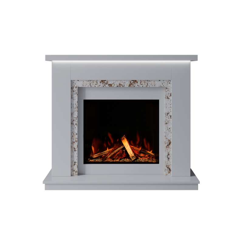 Bespoke Fireplaces Polar White & Rosiana Isabelle Marble Suite 700 S
