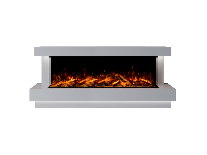 Bespoke Fireplaces Polar White Lazio Marble Suite 1500 X