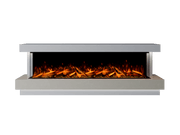 Bespoke Fireplaces Polar White & Nacarado Lazio Marble Suite 2000 X