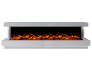 Bespoke Fireplaces Polar White & Calacatta Lazio Marble Suite 2500 X