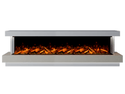 Bespoke Fireplaces Polar White & Nacarado Lazio Marble Suite 2500 X