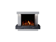 Bespoke Fireplaces Polar White & Titanium Gold Lazio Marble Suite 700 3DP